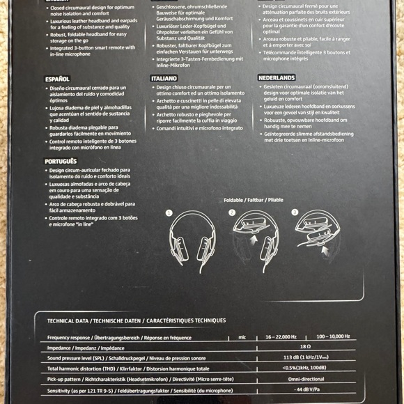 Sennheiser Momentum 2.0 Wired Headphones, Black - Picture 3 of 12